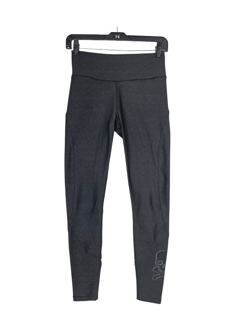 Soul by soulcycle Black High-Rise Sparkle Leggings with Skull Accent